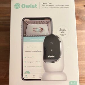 Owlet Cam Smart HD Baby Monitor Open Box Unused